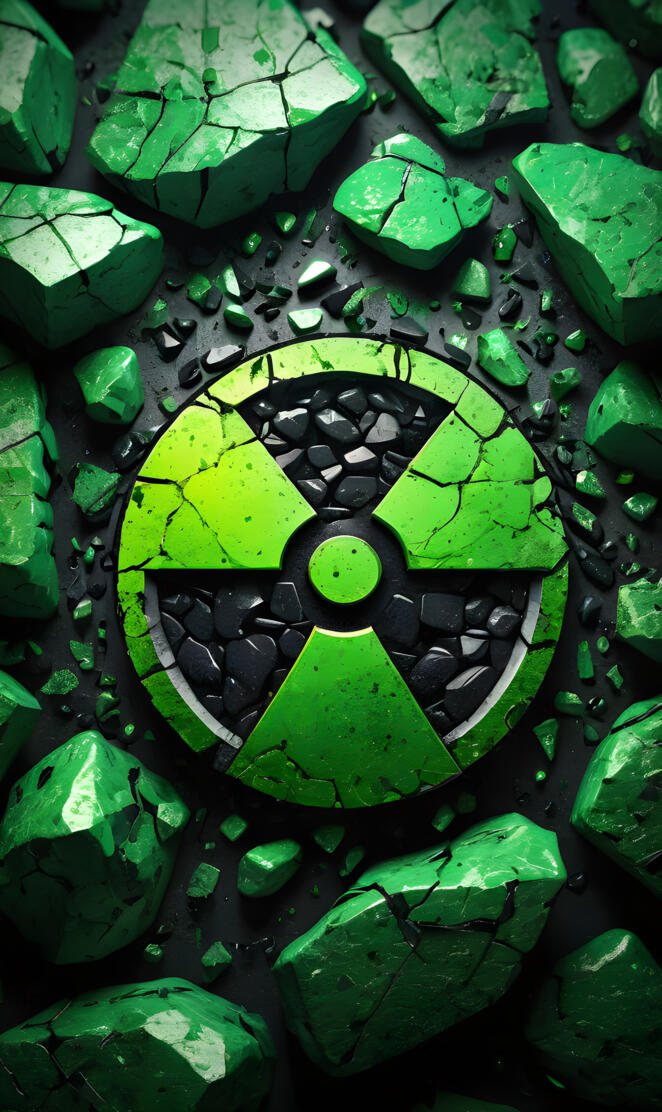 Green radioactive Logo