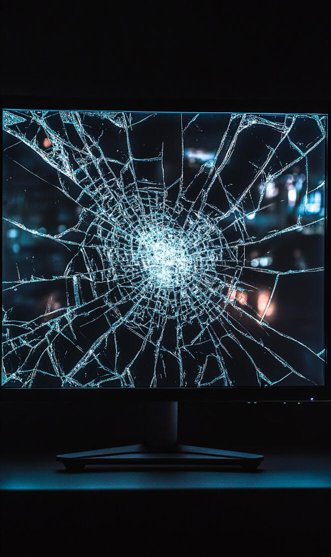 Broken Screen Prank Wallpaper 4