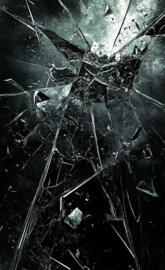 Realistic Screen Shatter Art Wallpaper