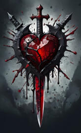 a close-up of a red and black spider