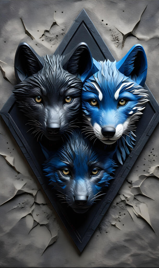 wolves trio