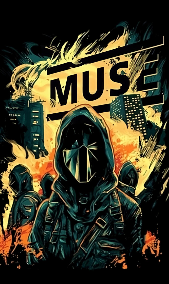 Muse Will Of The People band poster t-shirt image artwork