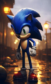 Sonic in city