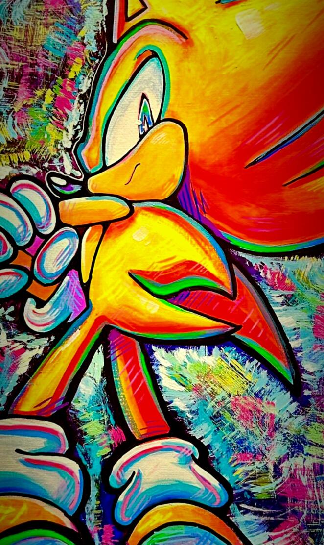 Super Sonic Watercolor