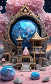 rose quartz structure blue aura original