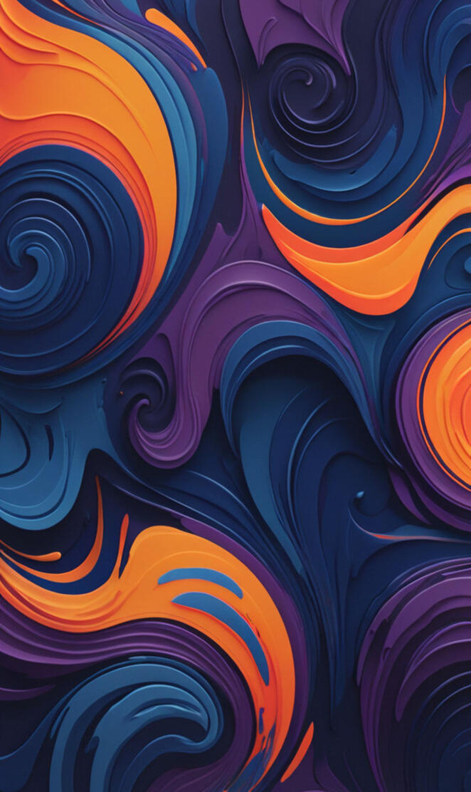 Vibrant Whirl: Abstract Energy