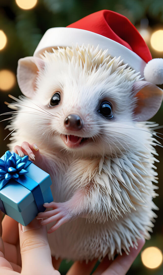 Santa Hedgehog