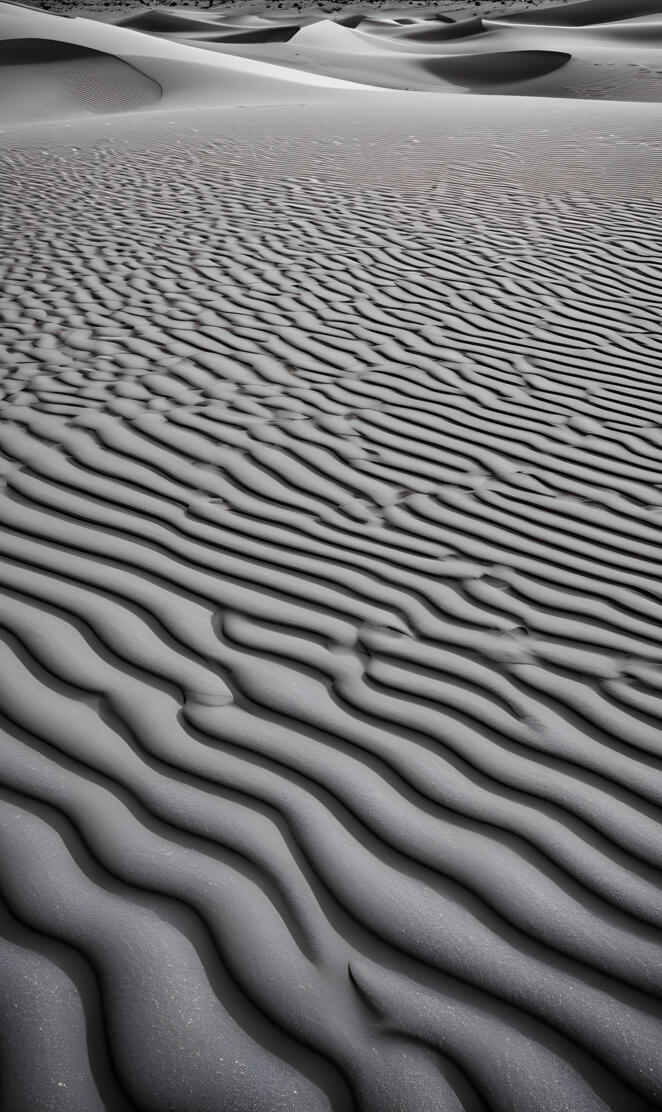 Dark desert ripples