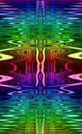 Rainbow Water Abstract