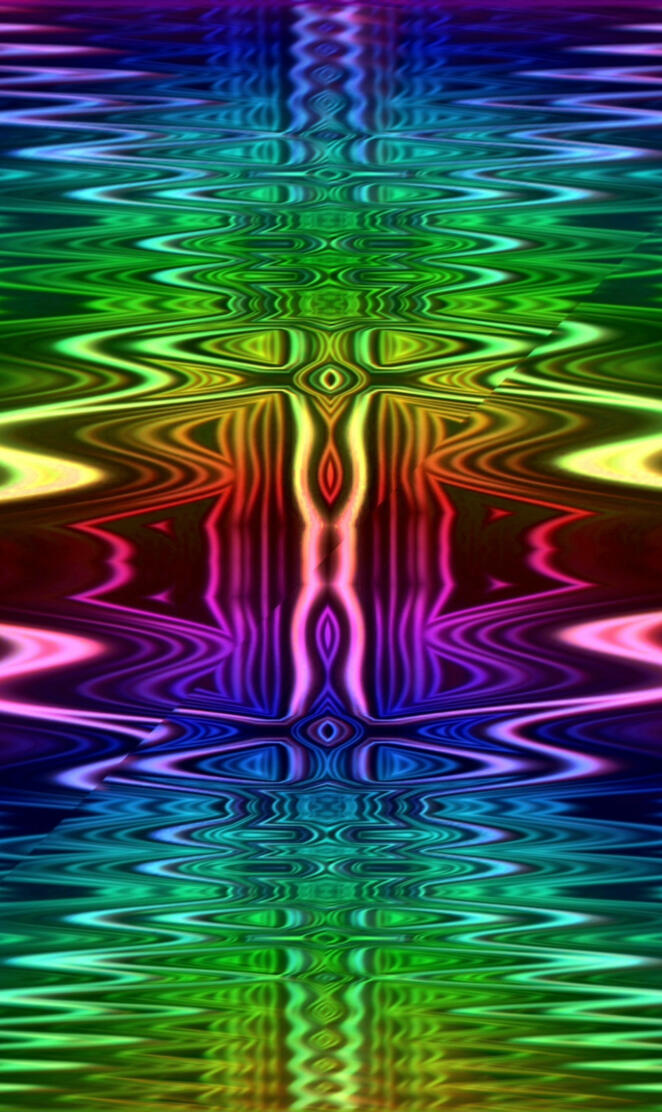 Rainbow Water Abstract