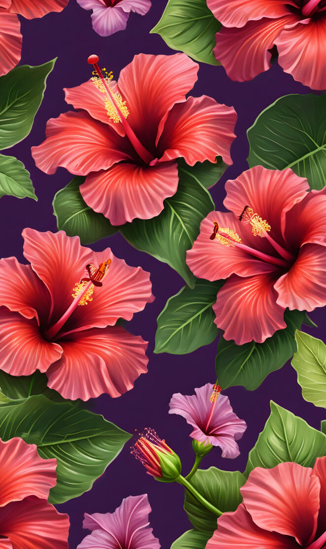 hibiscus blooms