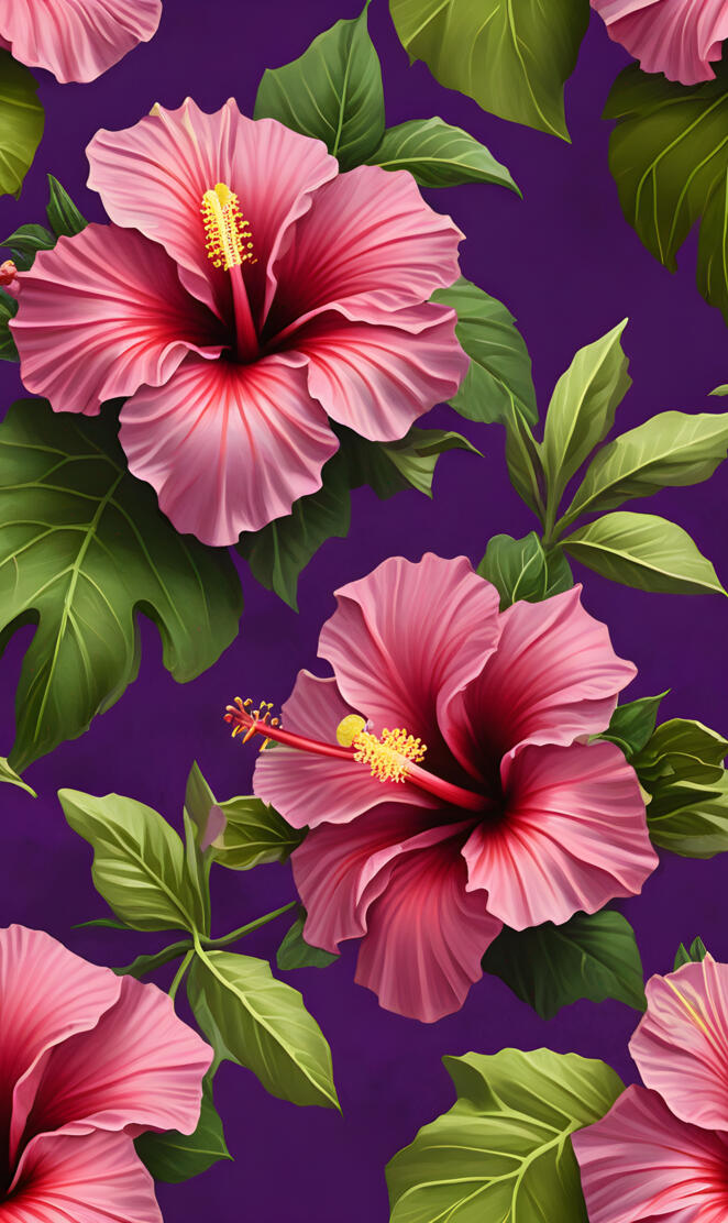hibiscus blooms