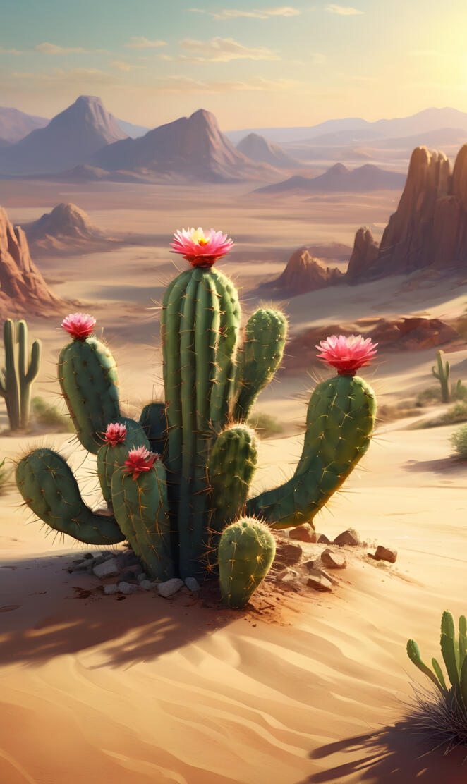 blooming cactus