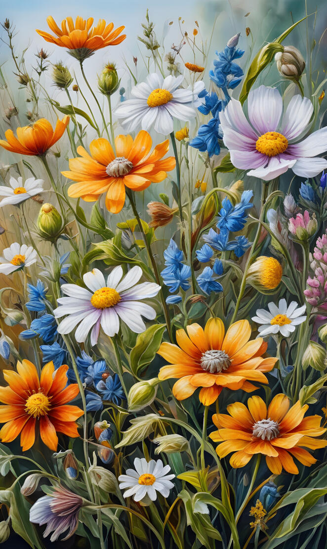 wildflowers in bloom