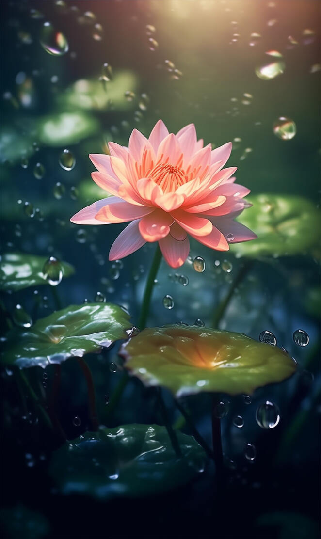 Pink Lotus Bloom