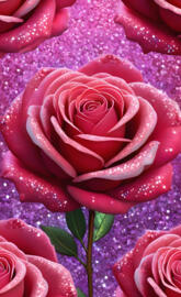 Big Pink 
Rose Bloom