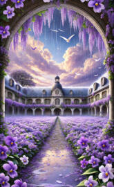 Dream, if you can, a courtyard