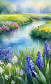 Daffodils and Hyacinths