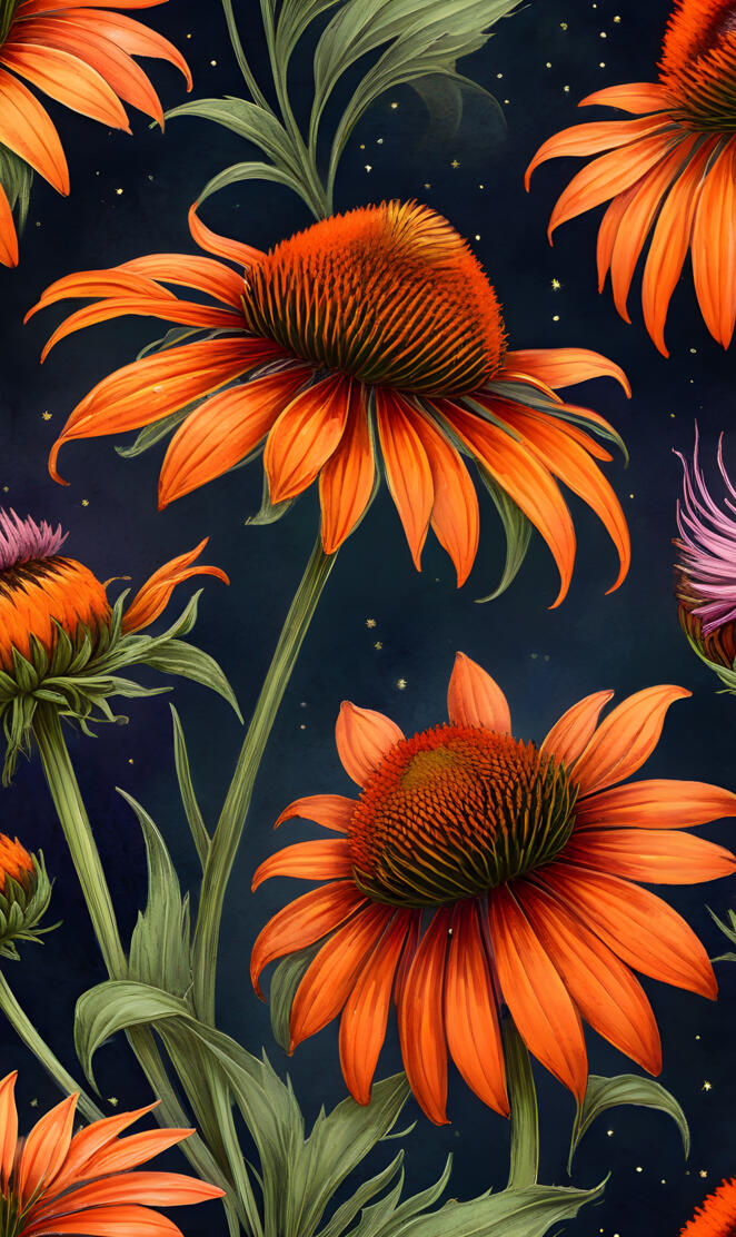 Orange coneflower