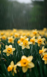 yellow daffodil flower