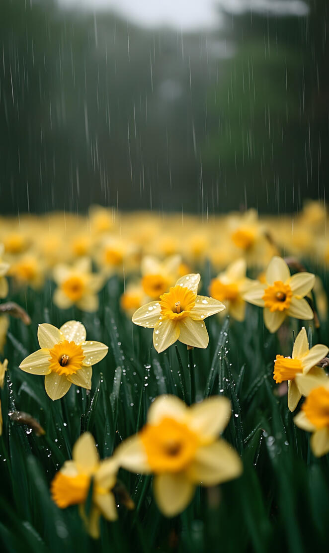 yellow daffodil flower
