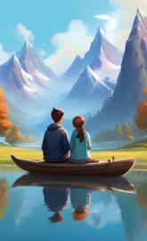 Love blooms under the open sky Outdoor