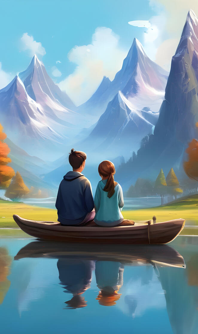 Love blooms under the open sky Outdoor