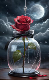 Eventually, Every Rose Blooms Even As It Storms.