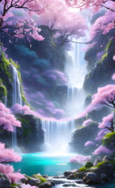 Cherry Blossom Falls