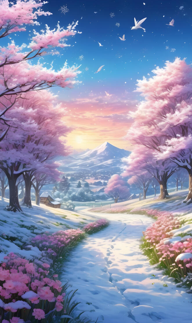 Snowy Day in Delightful Shudon