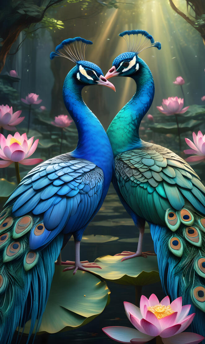 peacocks