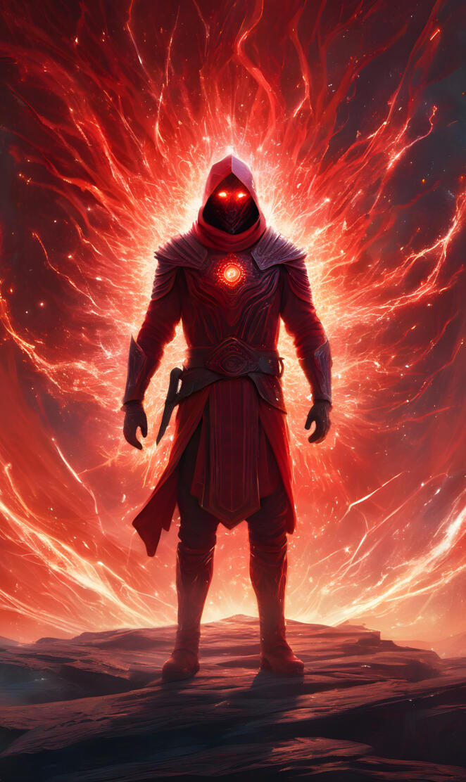 red sparking aura assassin's Creed