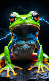 Close Up Frog