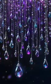 a group of colorful beads