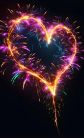 Heart Fireworks