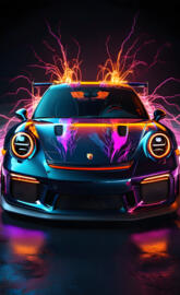 Black Porsche GT3 RS Front