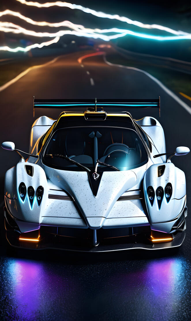 Opal White Pagani Zonda