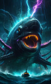 Giant Leviathan versus Ship