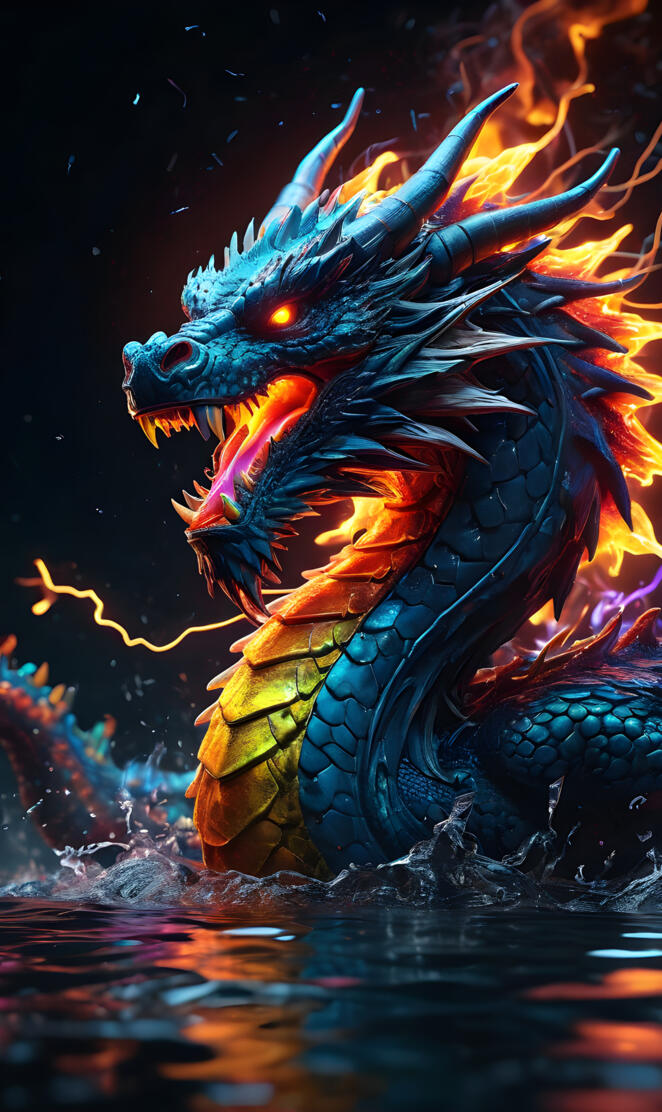 swimming Imperial Dragon