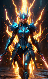 Devasting Cyber Soldier Girl