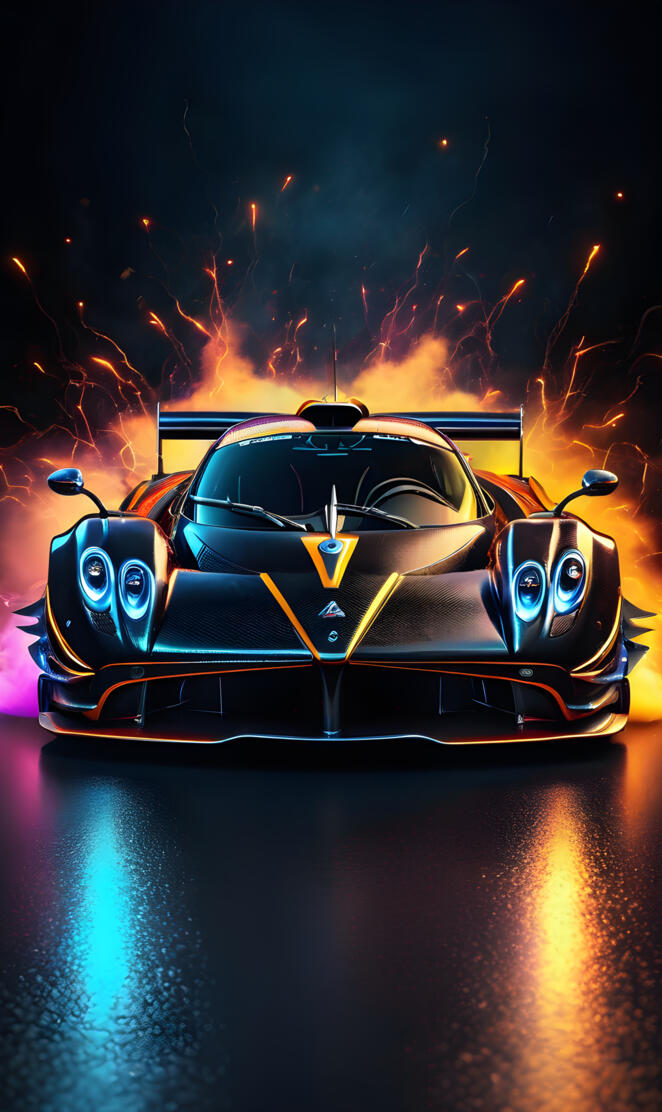 Black Pagani Zonda R