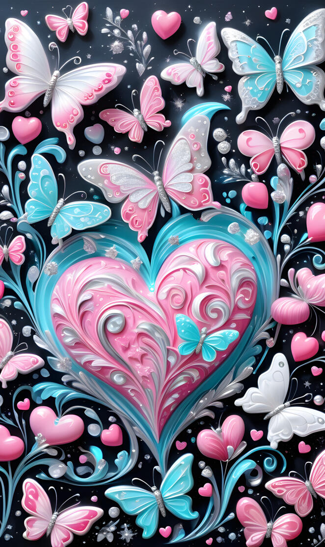 Butterfly Me, Pink anBlue