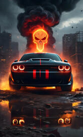 Punisher edition Dodge Challenger hellcat red-eye widebody jail break