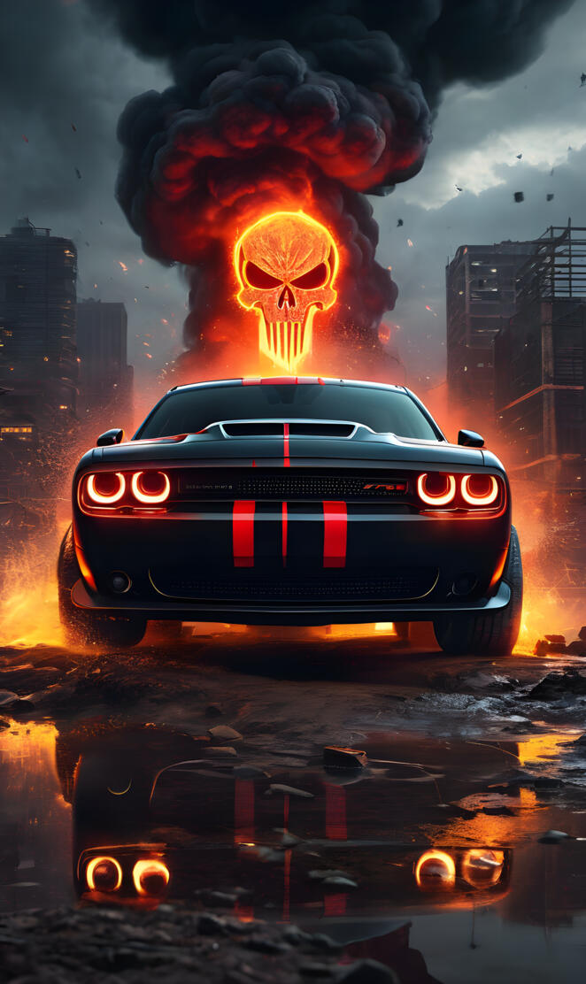 Punisher edition Dodge Challenger hellcat red-eye widebody jail break