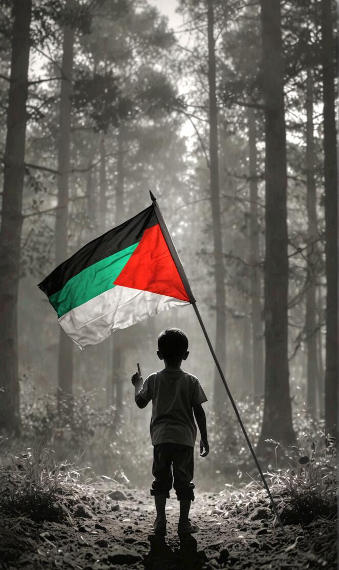 Waving palestine flag 4K wallpaper