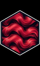 Red Waves Artwork