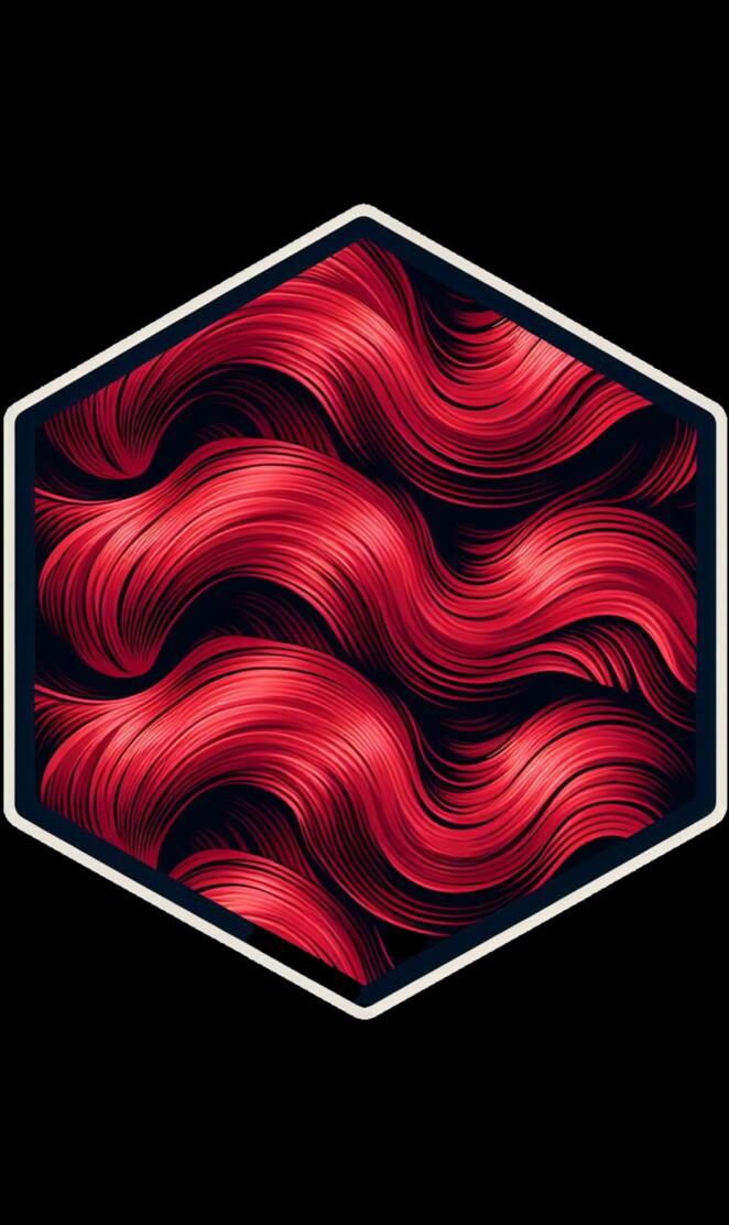 Red Waves Artwork