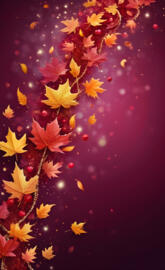 Autumnal Twisted Leaves