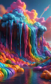 a group of colorful balloons