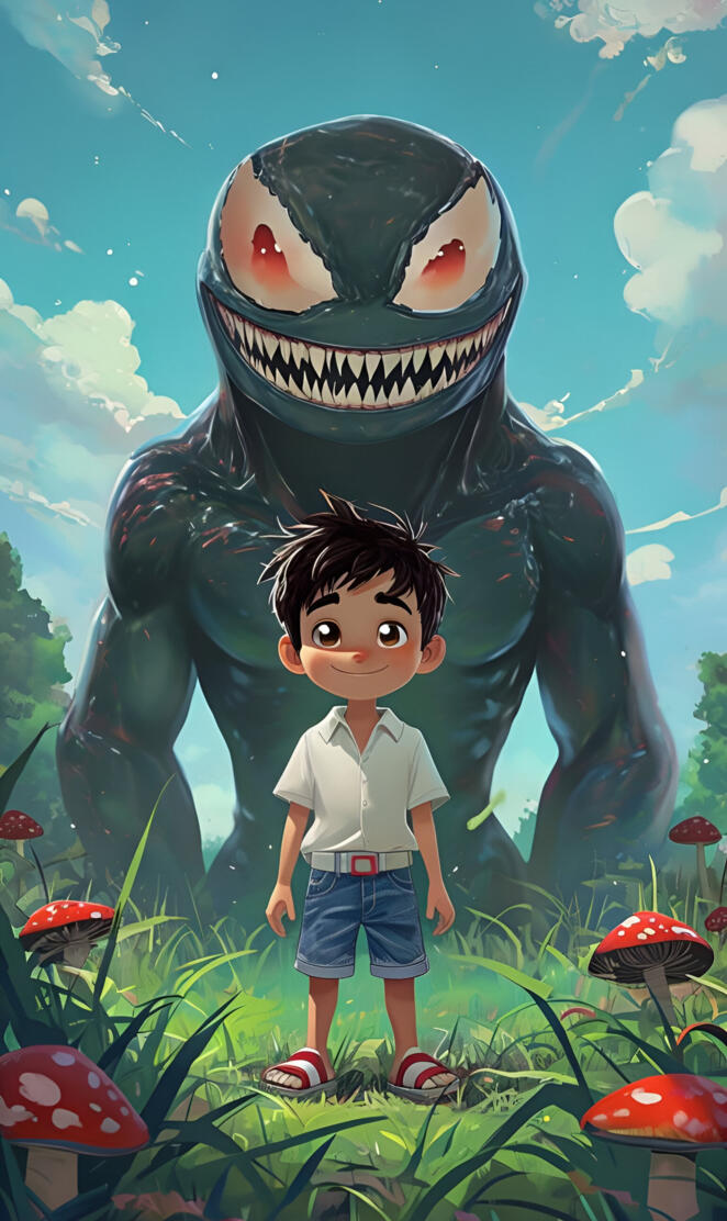 Venomm With Cute boy